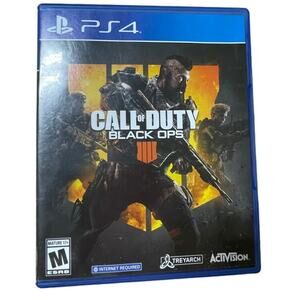 PS4 Call of Duty Black Ops Video Game With Case Tested and Working
